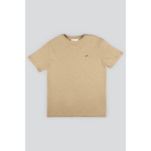Men's Slub Jersey Roundneck Tshirt - Beige