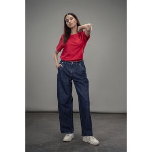 Women's Denim Baggy Fit Jeans - Blue