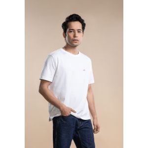 Men's Cotton Jersey Roundneck Tshirt - White